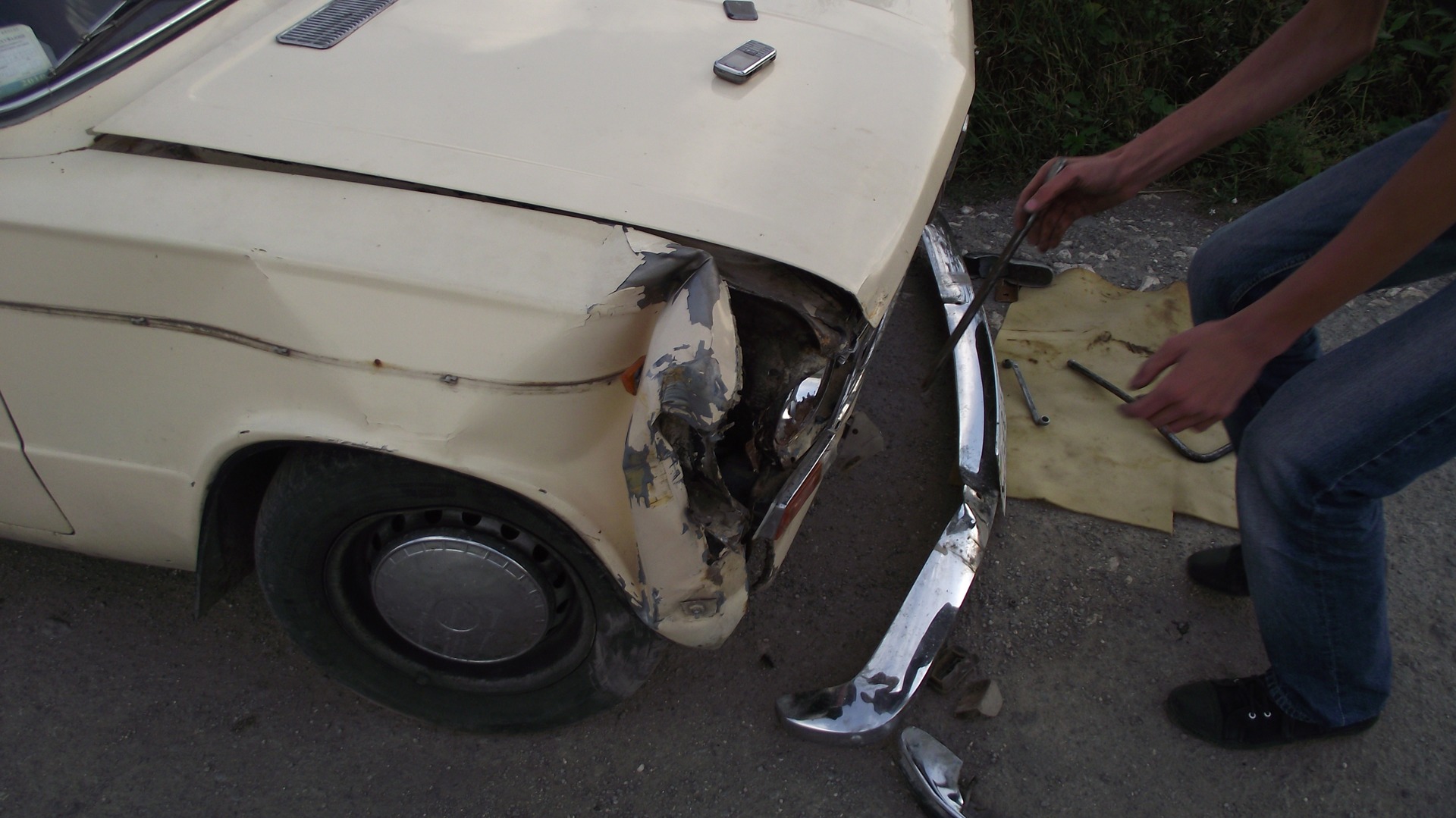 Пацаномобіль потрапив в аварію :( 4