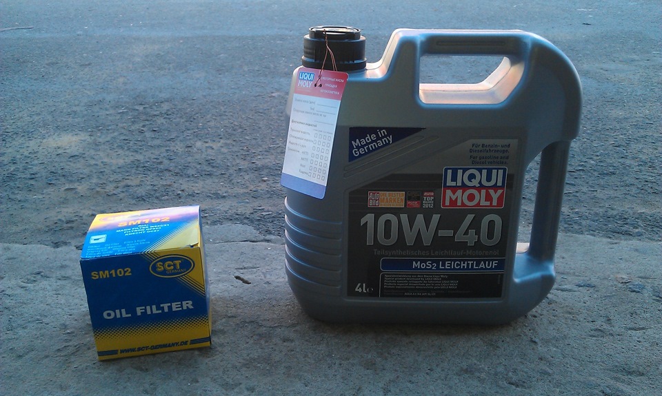 Настав час поміняти масло... LIQUI MOLY 10W-40 з молібденом 1