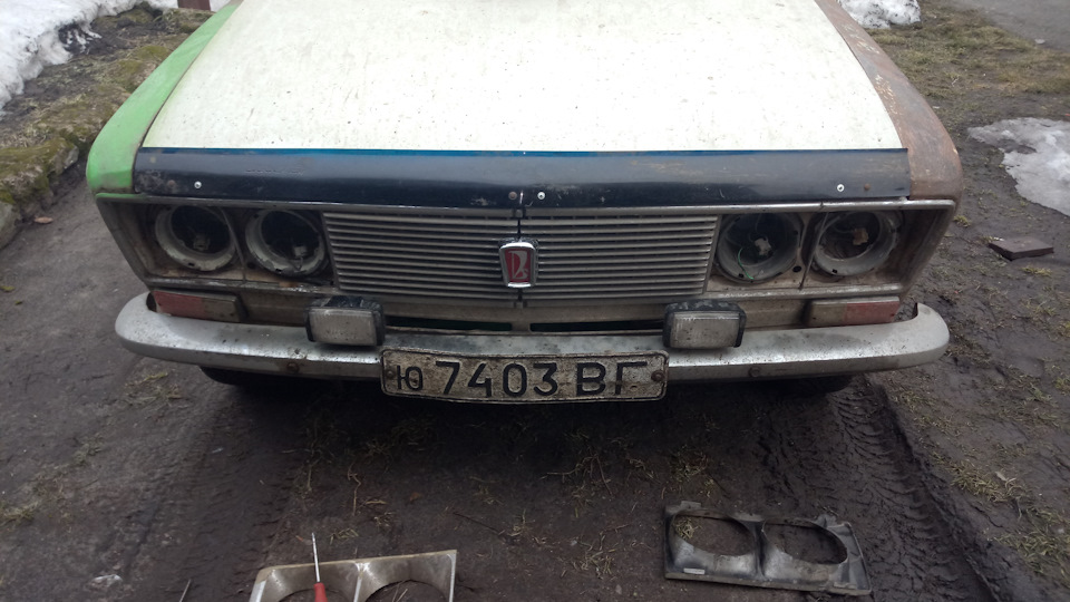 Маємо фари, міняємо паливний бак, мухобойку на місце і нас 5500)) 2