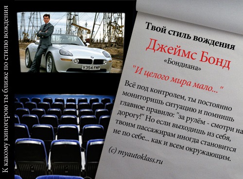 Тест о стиле вождения 1