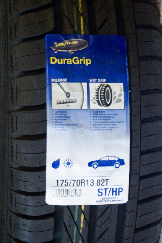 Літні шини Goodyear DuraGrip 3
