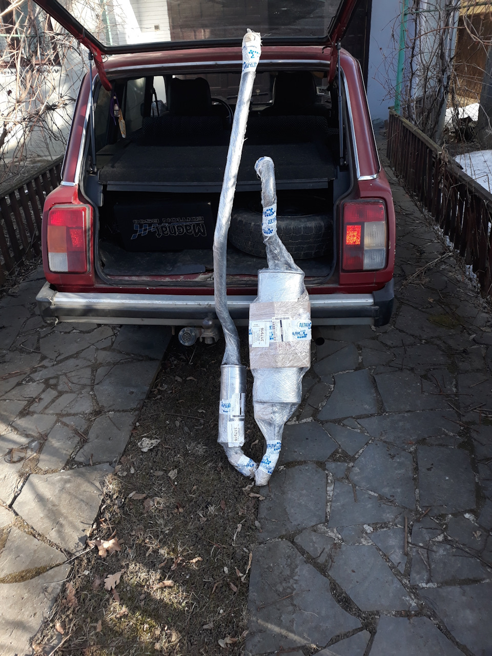 Заміна вихлопної 1