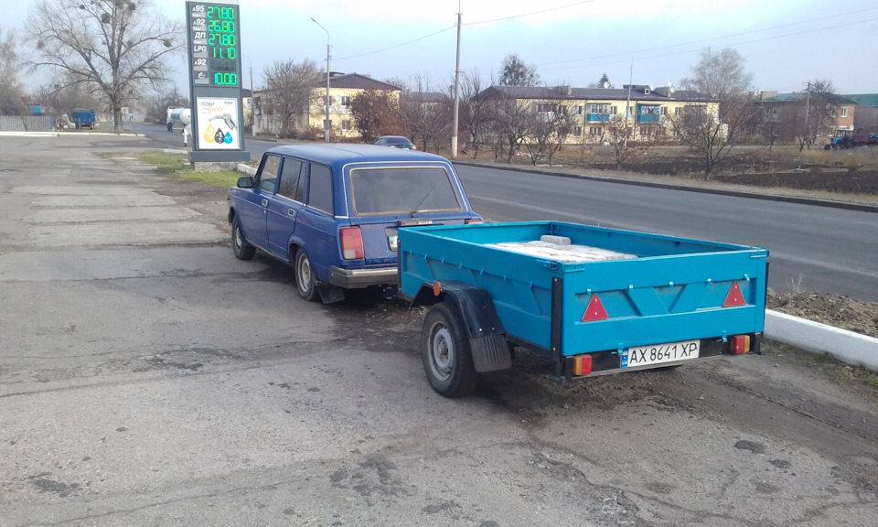 Причіп у роботі. 1
