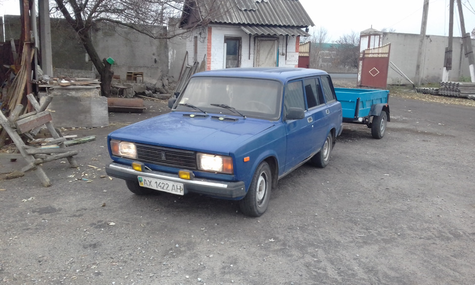 Причіп у роботі. 2
