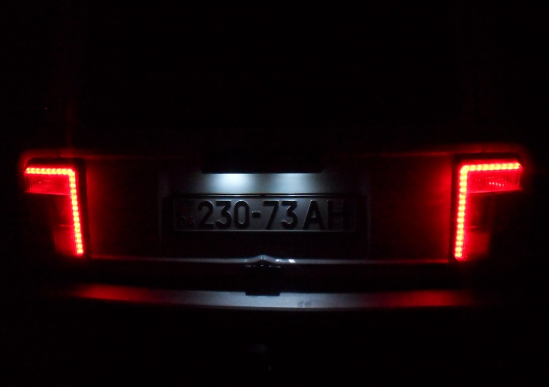 Devil LED габарити та підготовка під LED задній хід 5