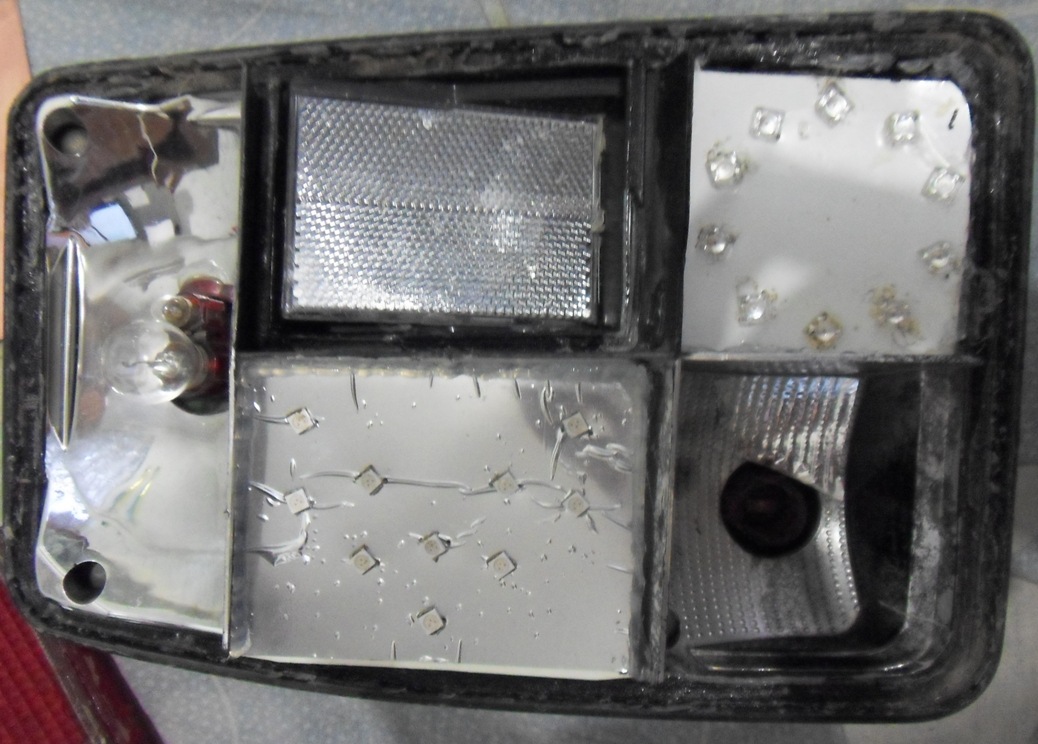 Devil LED габарити та підготовка під LED задній хід 2