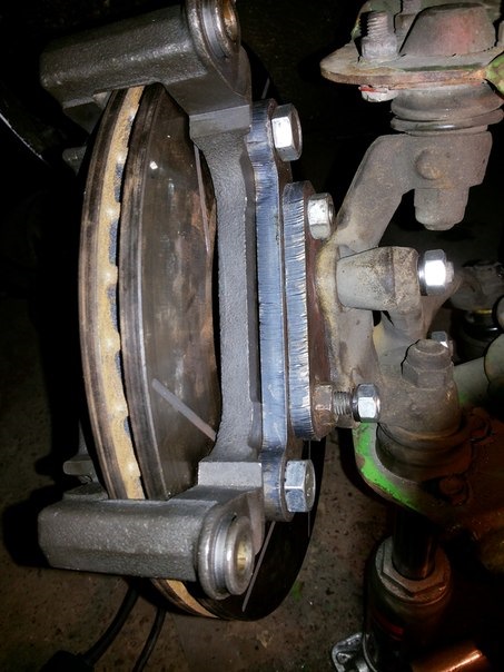Установка Газ супортів р15 гальм на Класику. Детально 4