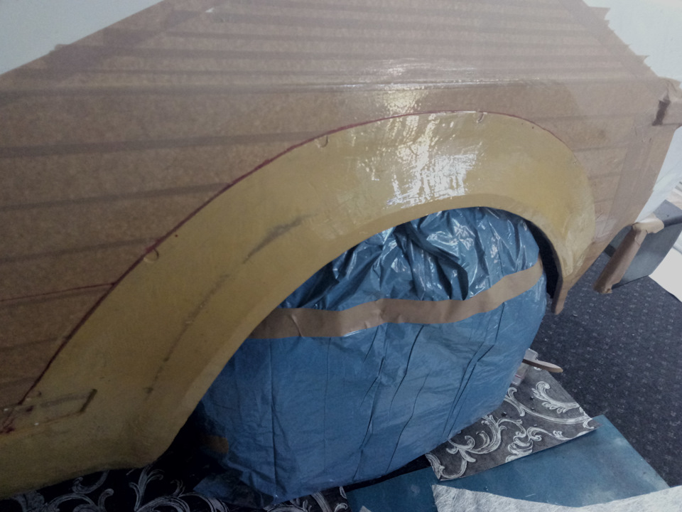 Fiberglass Rocket bunny for Lada restyling (part 2) Розширювачі арок (Матриці) 2