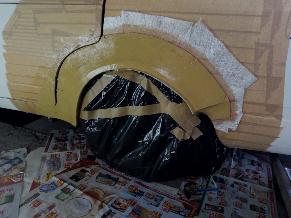 Fiberglass Rocket bunny for Lada restyling (part 4) Розширювачі арок (Матриці) 5