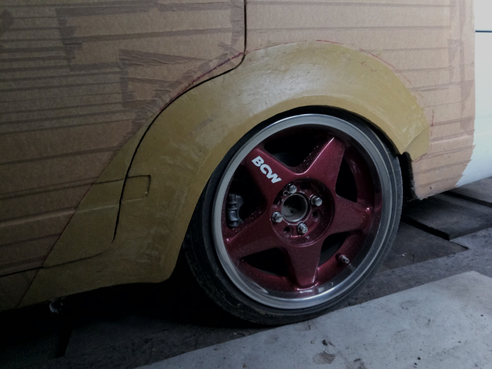 Fiberglass Rocket bunny for Lada restyling (part 4) Розширювачі арок (Матриці) 4