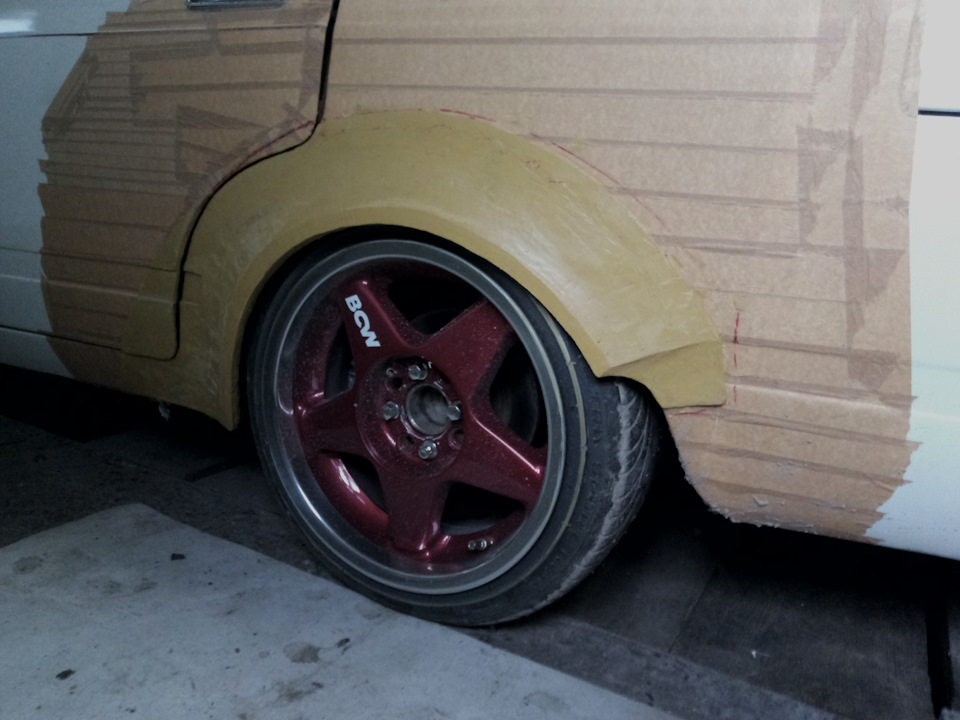 Fiberglass Rocket bunny for Lada restyling (part 4) Розширювачі арок (Матриці) 3