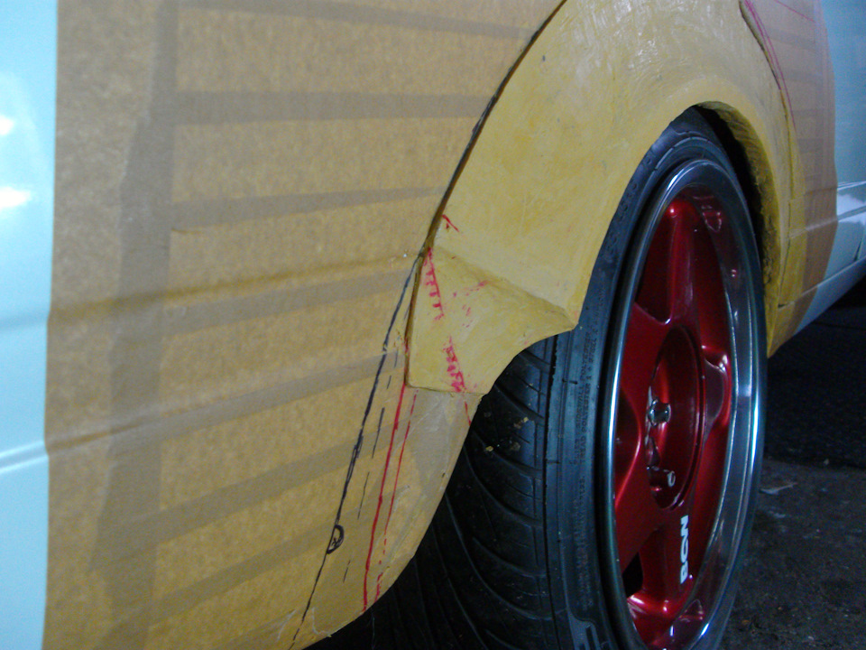Fiberglass Rocket bunny for Lada restyling (part 4) Розширювачі арок (Матриці) 2