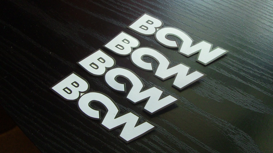 Наклейки на диски BCW, шильдики Porsche та соски (копія оригіналу) 5