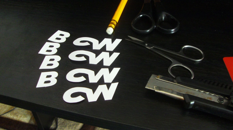 Наклейки на диски BCW, шильдики Porsche та соски (копія оригіналу) 4