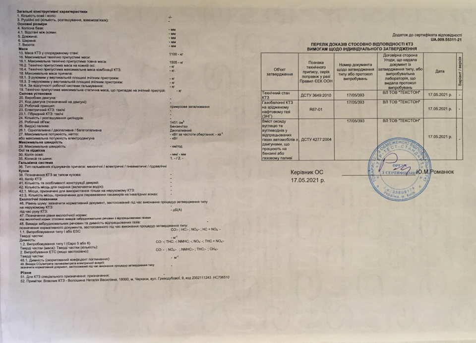 Пройшов сертифікацію на ГАЗ і отримав номери 3