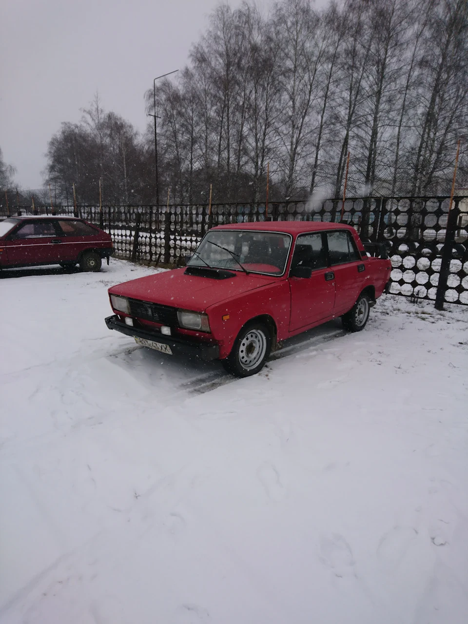 ❄ зима та Жигулі))