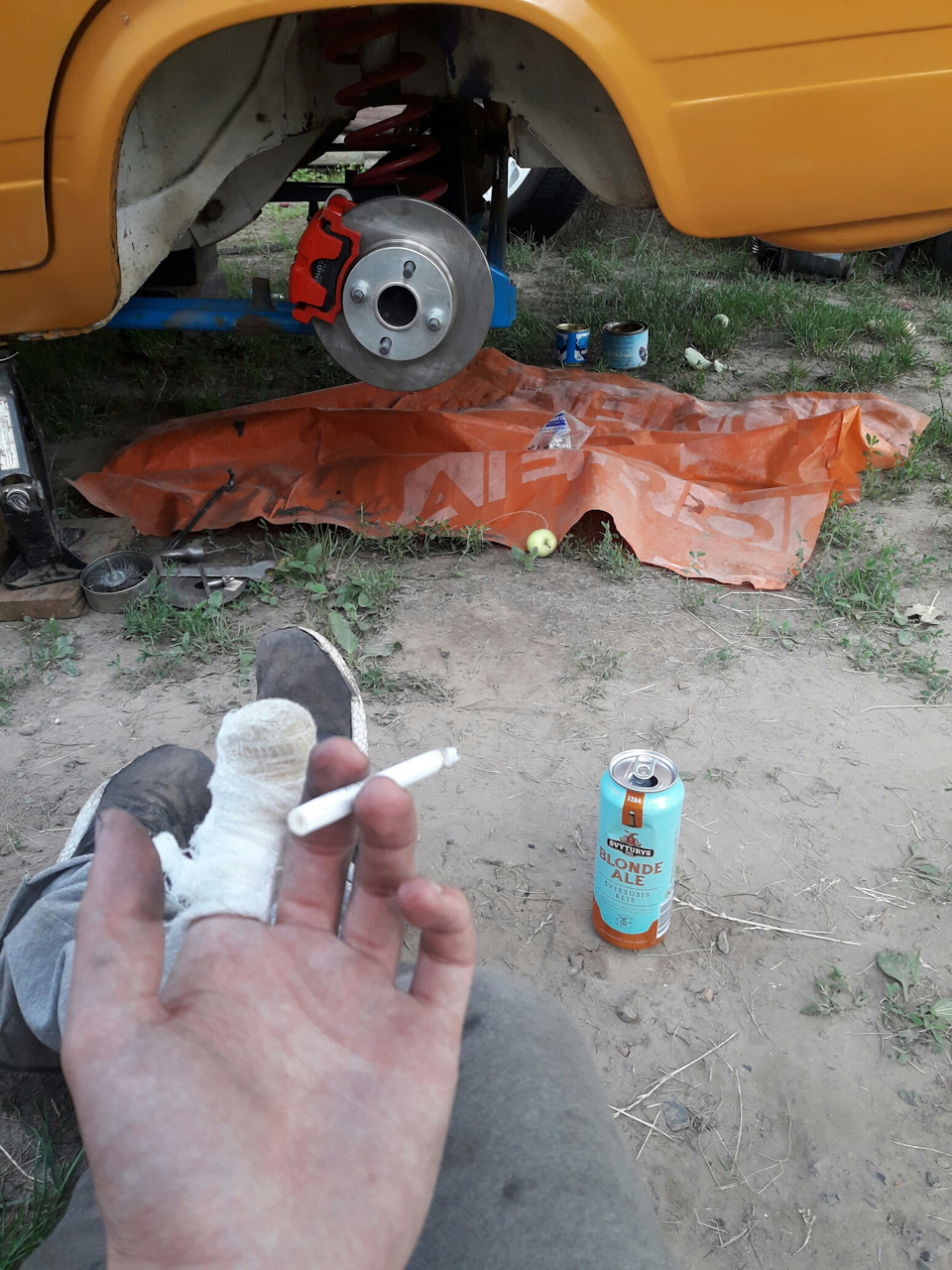 Зібрав задок. Гідроручник почало. 1