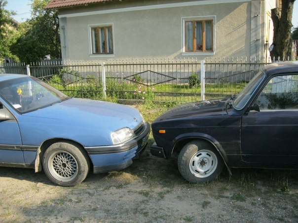 Ваз-2105 VS Opel Omega A//// 1