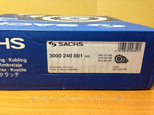 Як визначити оригінал від підробки зчеплення SACHS 4