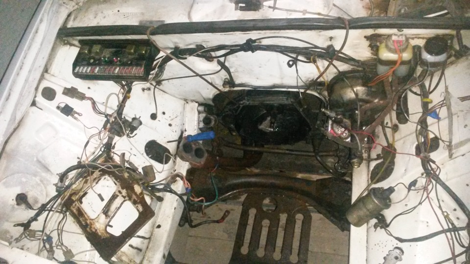 демонтаж и установка донорского двигателя 4