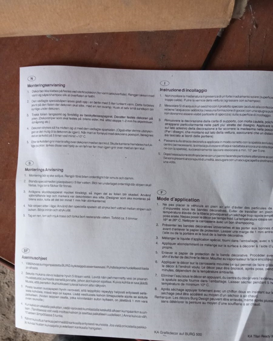 Дилерські нові австрійські наклейки на Lada Niva Taiga SC Injection від Burg Design GmbH. Питання. Хто бачив фото авто з цими наклейками? 5