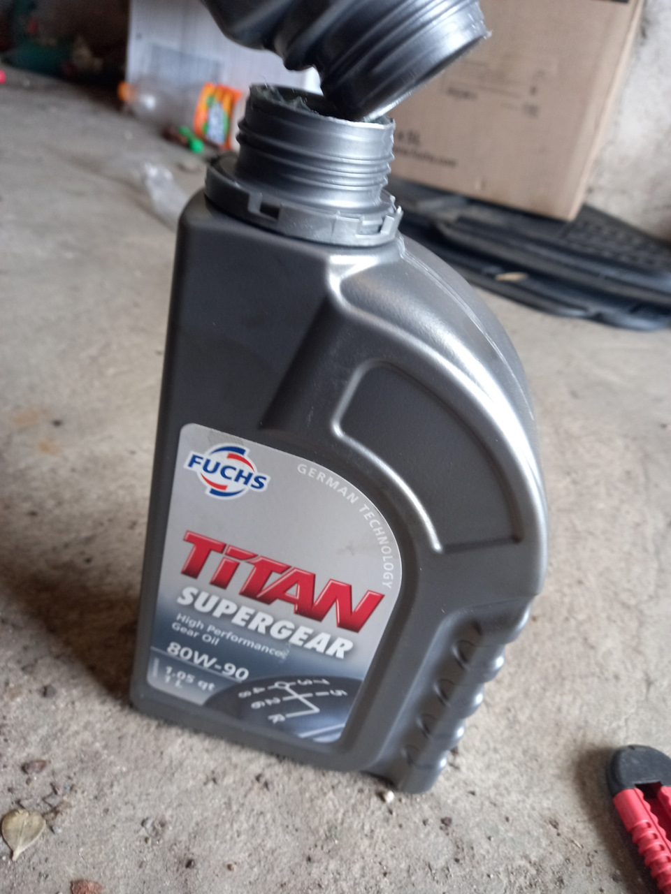 Заміна мастила в коробці 2105. Titan supergear 80w90 3