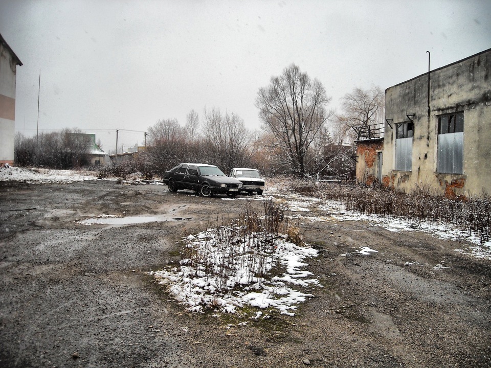 Перший сніг ---> час фото!)) Saab and 2105)) 5