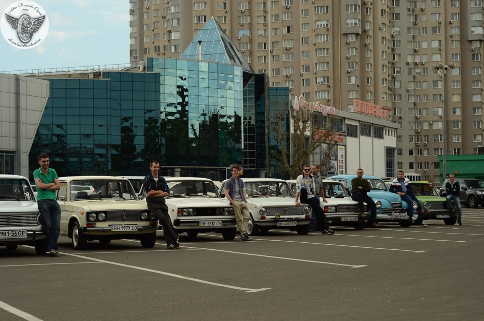 Невеликий з'їзд ретро клубу Авто Класика Одеса 1