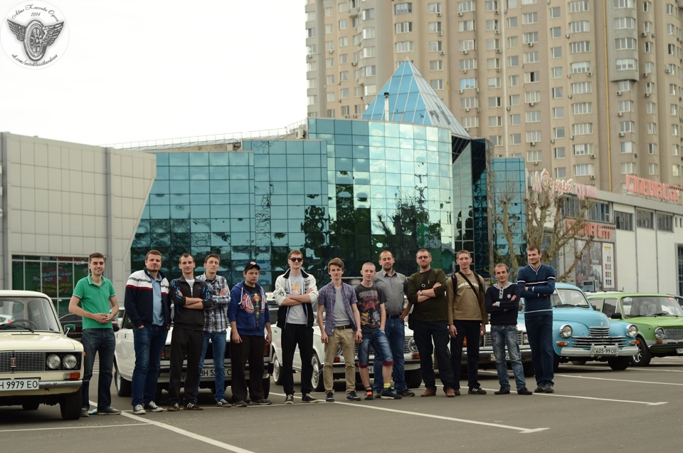 Невеликий з'їзд ретро клубу Авто Класика Одеса 2
