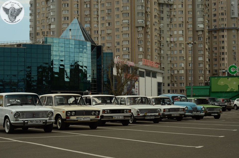 Невеликий з'їзд ретро клубу Авто Класика Одеса 3