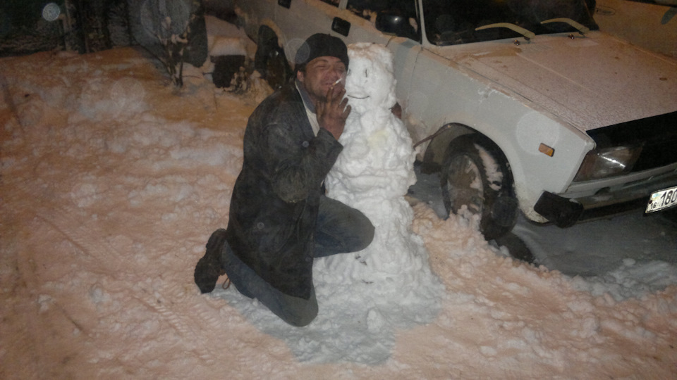 Перший сніг + прикол) 3