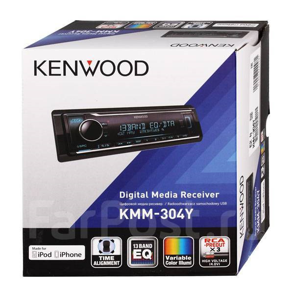 Нове ГУ Kenwood KMM-304Y 1