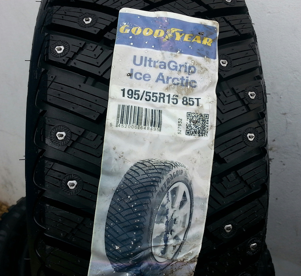 Зимні шини R15 195x55 Goodyear-Ultra-Grip-Ice-Arctic 5