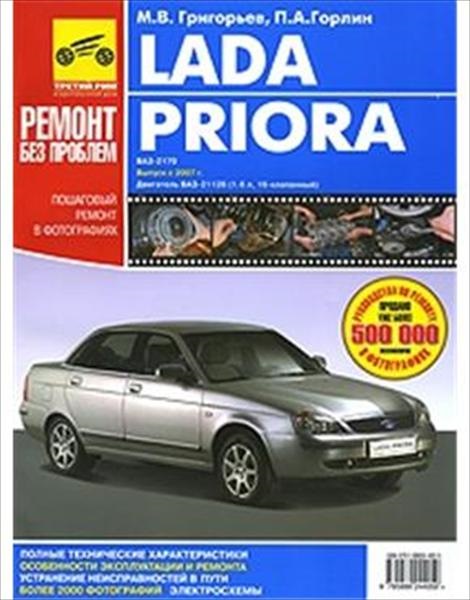 Книга з експлуатації та ремонту Lada Priora 1