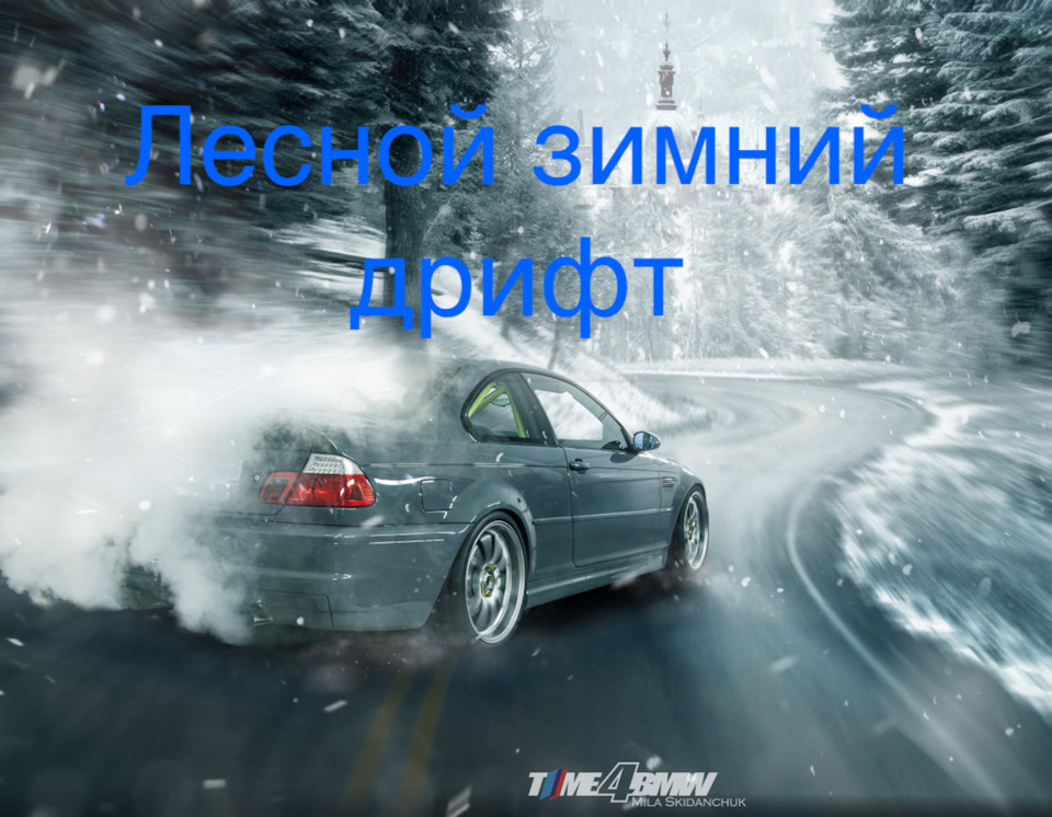 Зимовий лісовий дрифт 1