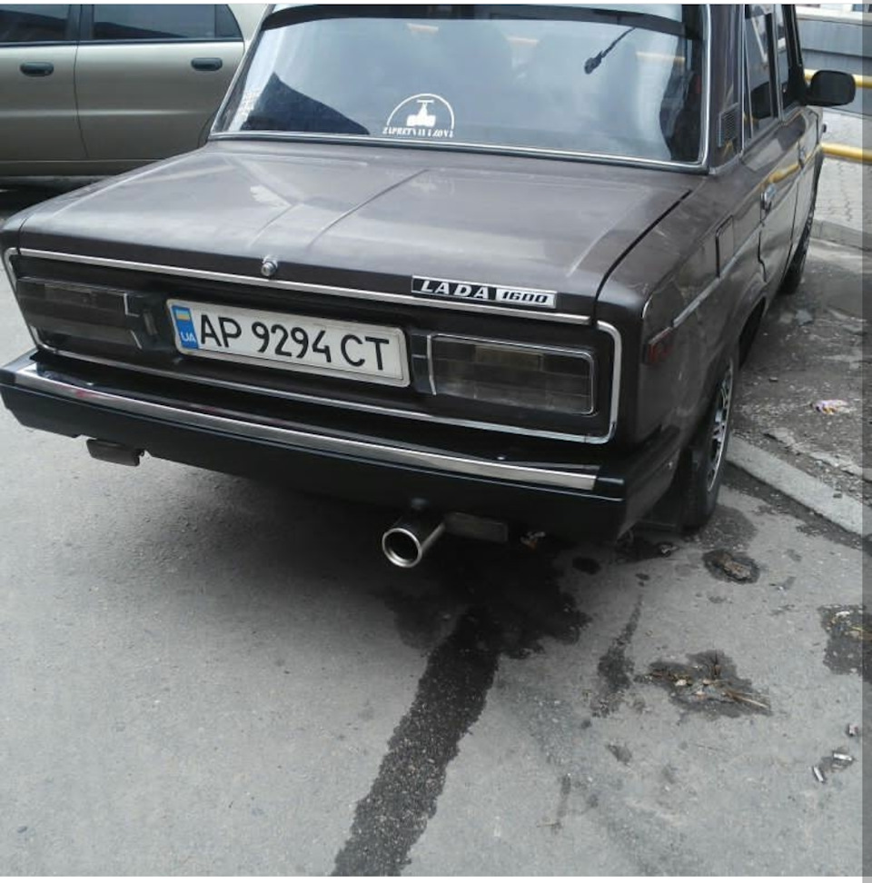 Довго не було інформації про шоху. Вирішив це виправити. Бампер від ВАЗ 2107 на ВАЗ 2106. 2
