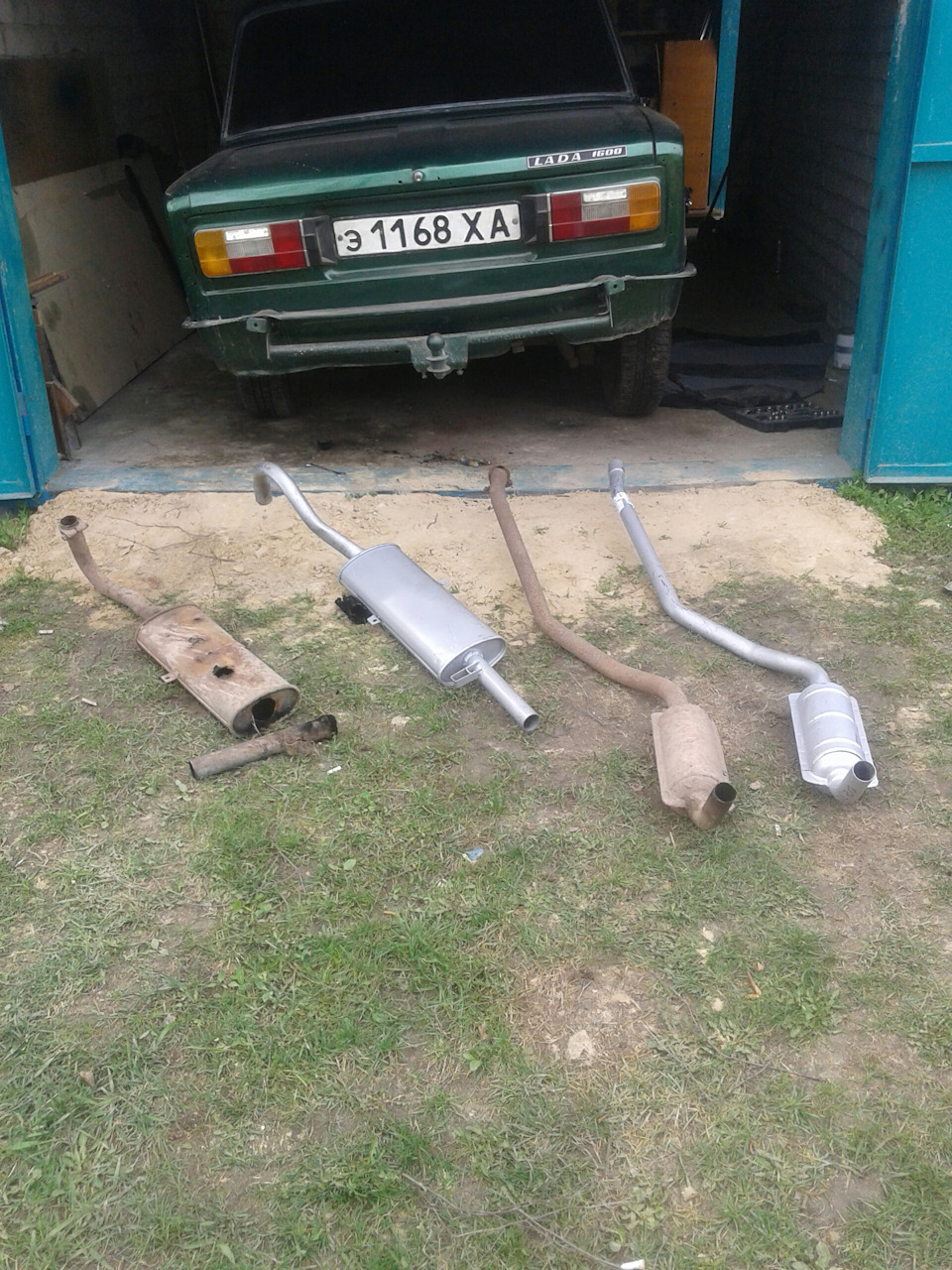 Зміна глушника. 2