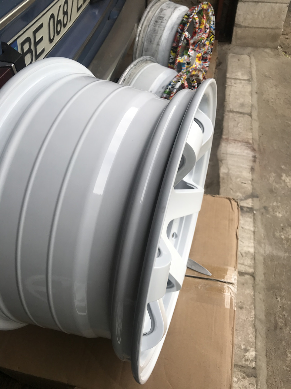 TE37 r16 8j et28 and slik r15 6.5j 3