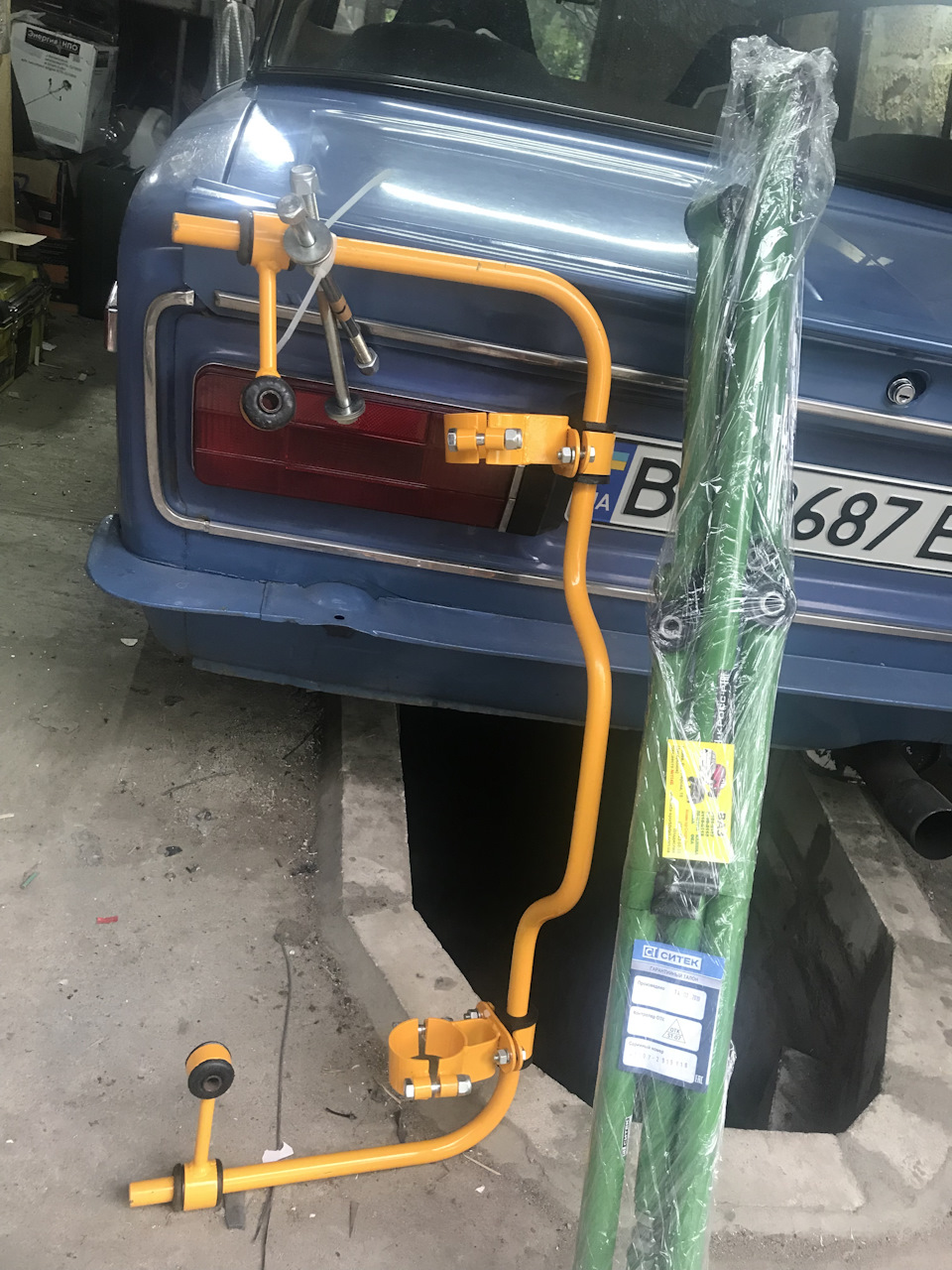 Тяги Сітек та стабілізатор на міст 3