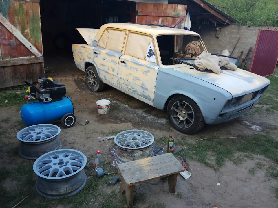 Фарбування тапочок. Фініш 2