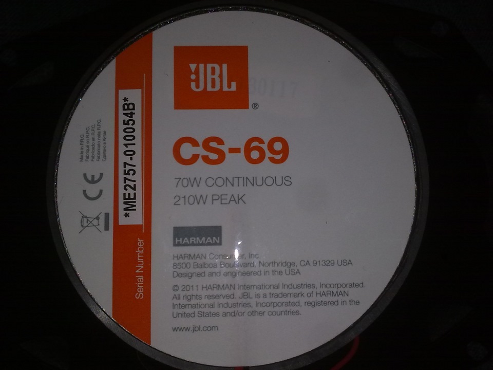 JBL CS-69 3