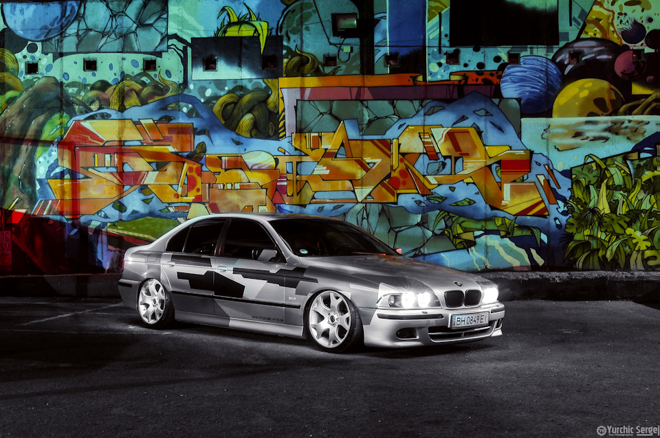 Зйомка машини пару фото BMW e 39 4