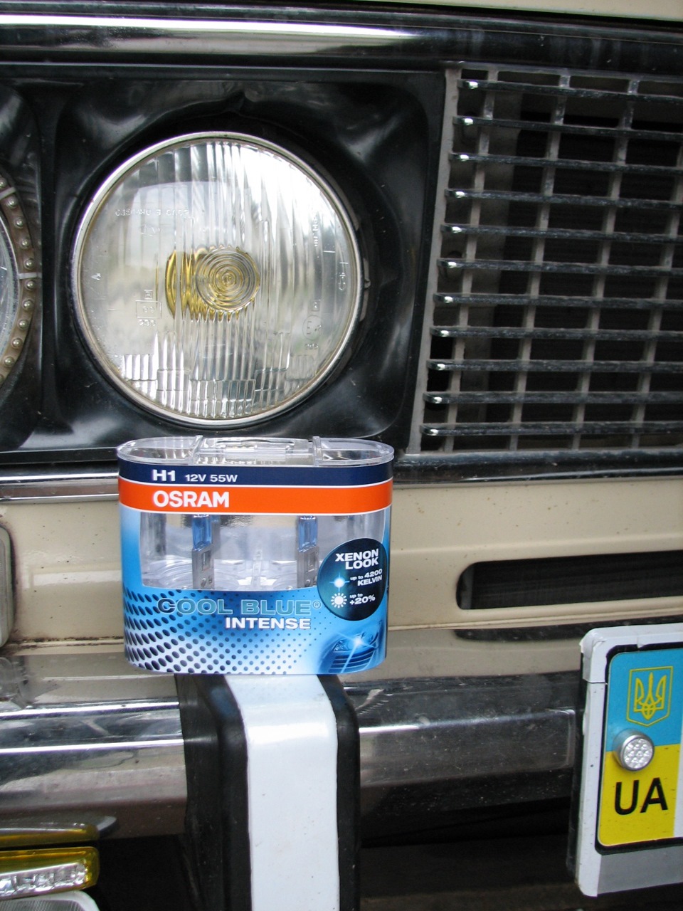 Лампи далекого світла Osram H1 Cool Blue Intense 4200K 2