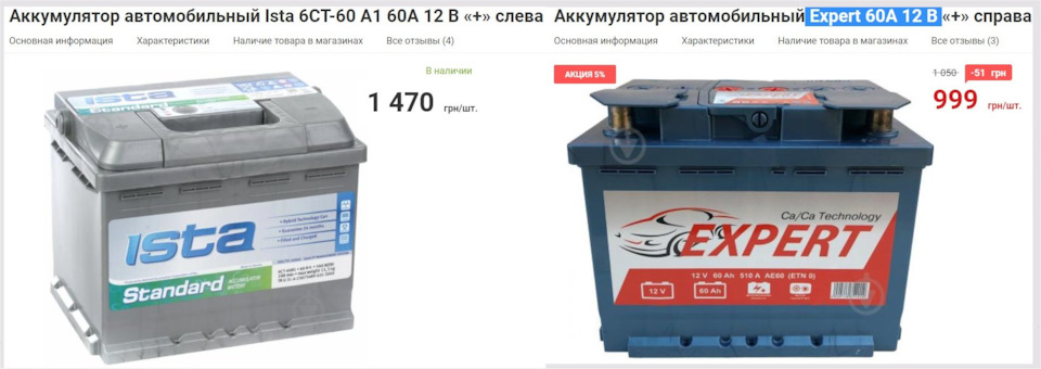 Вибір акумулятора для LADA 21063 4