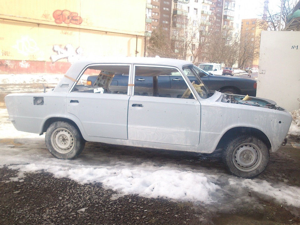 Підготовка до фарбування. Дія 3 4