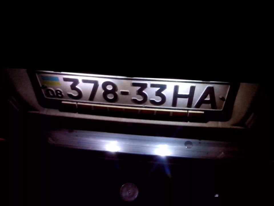 Подсветка номера 2