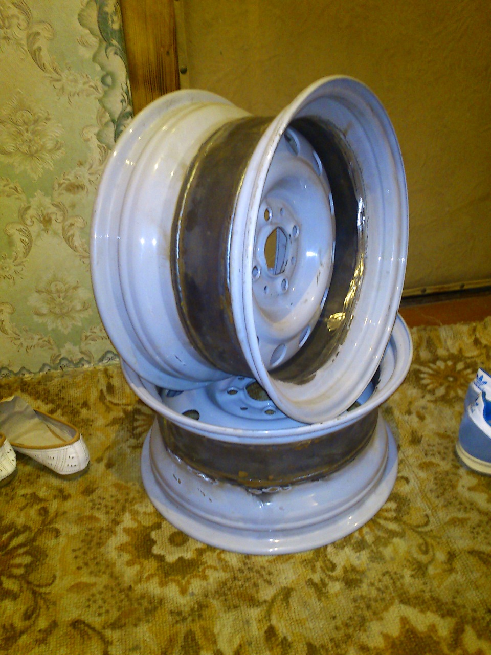 Розварювання перед R14x6.5j et15, зад R14x7.5 et3 4