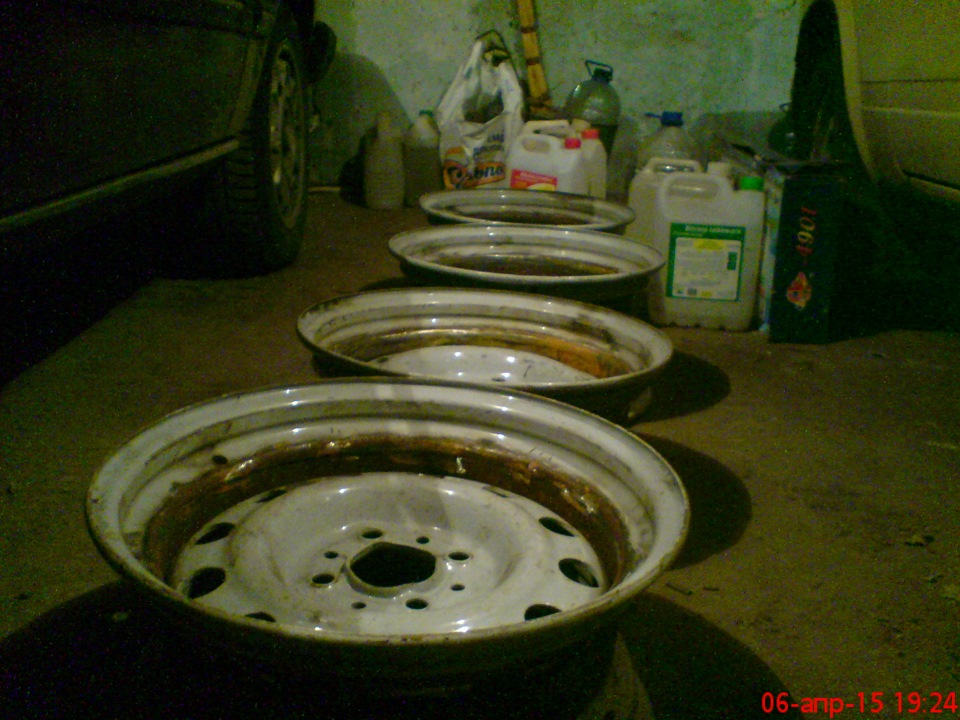 Розварювання перед R14x6.5j et15, зад R14x7.5 et3 ч.2 2