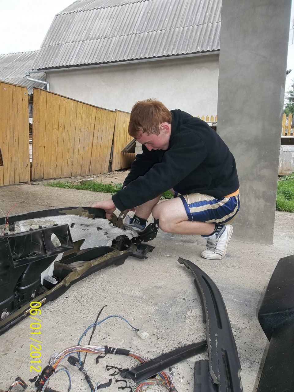 установка пенель приладів від БМВ у класику 2
