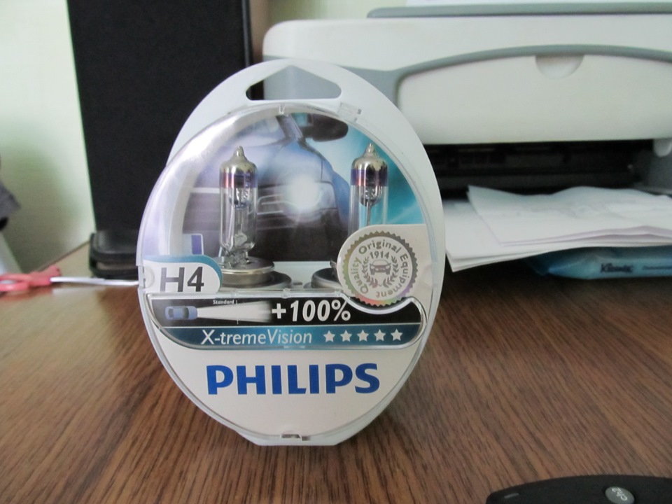 Заміна галогенок на Philips x-treme vision +100%: 1